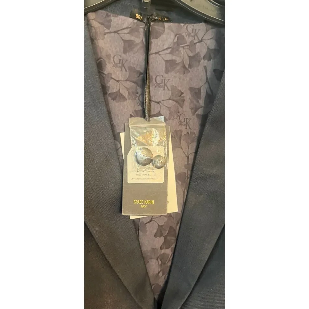 GRACE KARIN Mens Blazer Sport Coats Casual Lightweight XL
